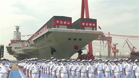 China Launches New Aircraft Carrier In Military Advance