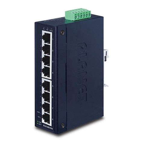 Igs M Planet Switch Indust Admin Riel Din Gigabit Req Dc