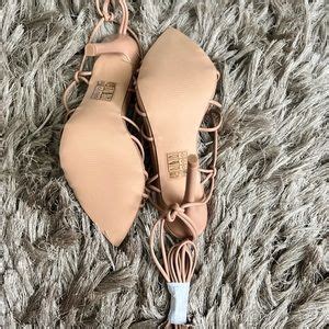 Shoes Nude Ankle Strap Sandal With Pointed Toe Poshmark