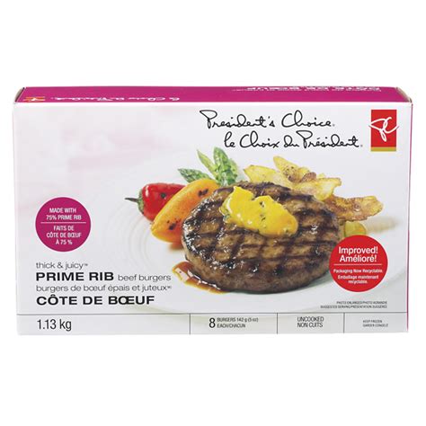 Pc Thick And Juicy Prime Rib Burgers Pc Ca