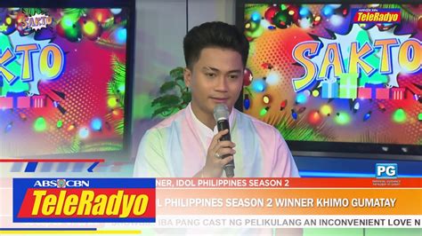 Saktong Kwentuhan Idol Ph Season Winner Khimo Gumatay Sakto