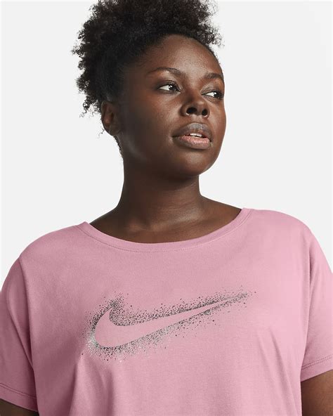 Nike Sportswear Swoosh Womens Graphic T Shirt Plus Size