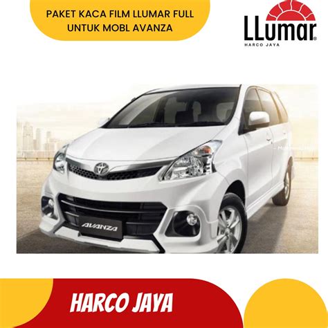 Jual PAKET KACA FILM LLUMAR SUPERBLACK FULL BODY UNTUK MOBIL AVANZA