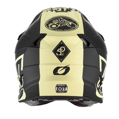 Casco De Motocross Oneal 5 Series Reseda Black Beige Matt 2020