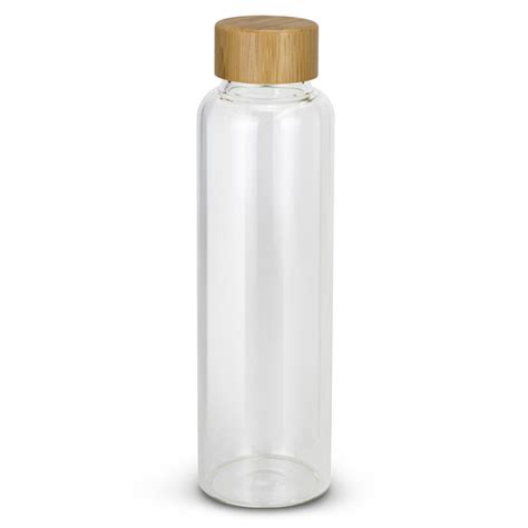 Custom Eden Glass Bottle Bamboo Lid Glass Drink Bottle Nz Glass Drink Bottle Glass Water