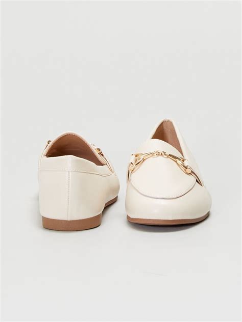 Mocassins Avec D Tails Dor S Beige Kiabi