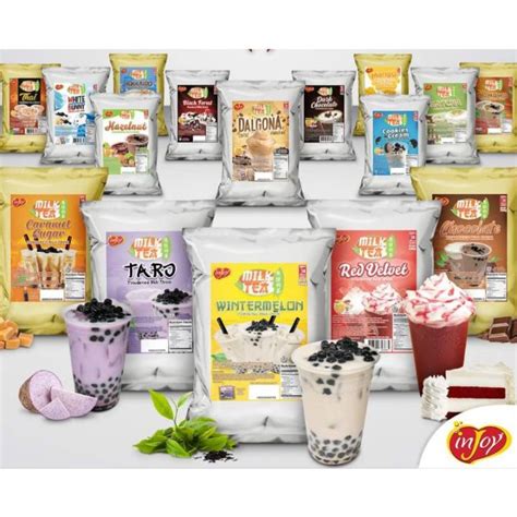 500g Injoy Milktea Powder Instant Tea Powder Delicious Milk Tea