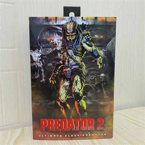 Neca 51429 Predator Greyback Elder 7inch Movable Doll Model Toy