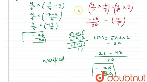 Verify That X Xx Y Z X Xxy X Xxz If I X 4 5 Y 7 4 And Z 3 Ii X 3 4 Y 8 9