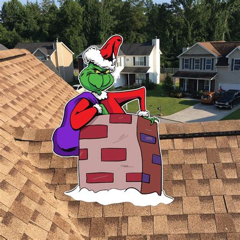 Grinch Cardboard Cutout Etsy