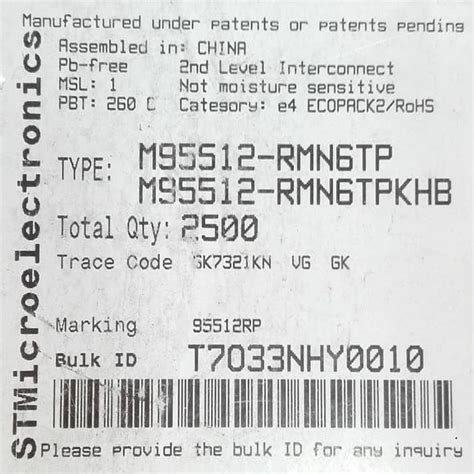 خرید و قیمت آی سی M95512 RMN6TPKHB IC EEPROM 512KBIT ST ترب