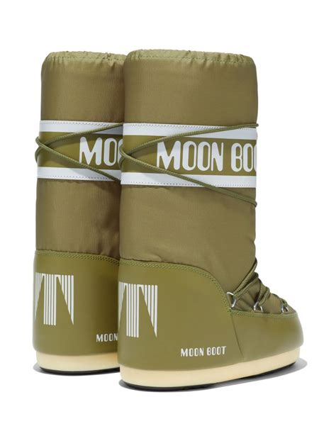 Moon Boot Botas Para Nieve Icon Verde Farfetch Mx