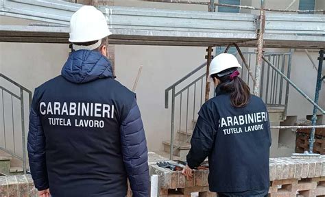 Controlli Nei Cantieri Cinque Denunciati