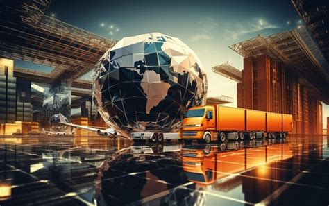 Premium Photo Global Business Logistics Import Export Background