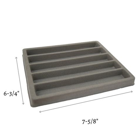 Novel Box Gray Slot Size Jewelry Display Tray Inserts Ebay