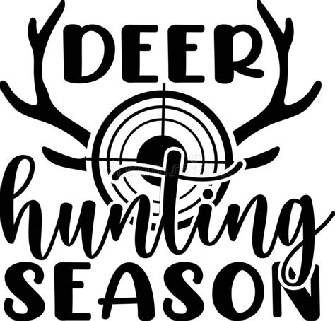 Llustration Of Target With Text Deer Hunting Season Sticker Tshirt