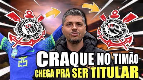 PODE COMEMORAR FOI AGORA JOGADOR DE SELEÇÃO NO CORINTHIANS REFORÇO