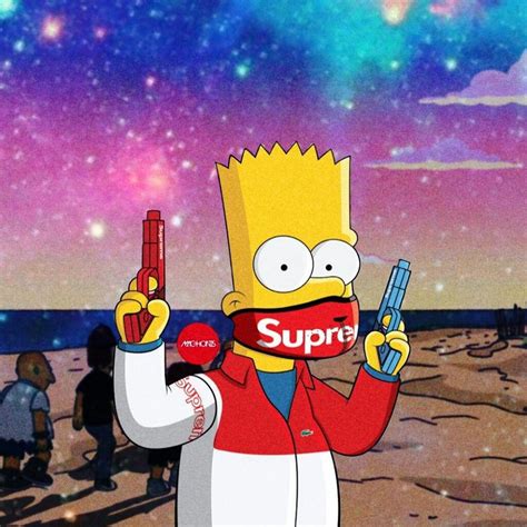 Supreme Bart Simpson Wallpapers - Wallpaper Cave