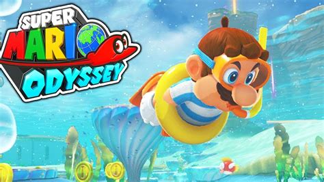 The Water Level Super Mario Odyssey Youtube