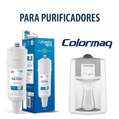 Refil Filtro Vela Purificador Bebedouro Colormaq Premium Planeta Água