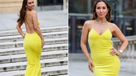 Myleene Klass Looks Incredible As She Goes Braless In Yellow Gown The