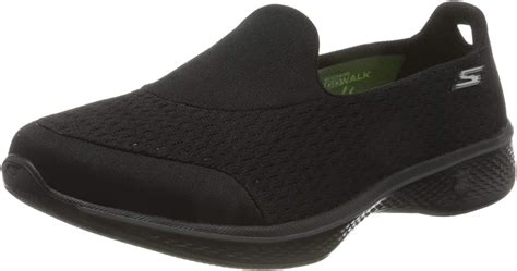 Skechers Performance Womens Go Walk 4 Pursuit Walking Shoe Black 6