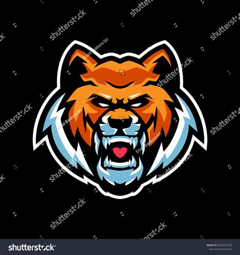 Tiger Mascot Logo Templates Stock Illustration 2023627328 | Shutterstock