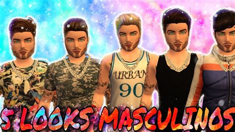 5 IDÉIAS DE LOOKS MASCULINOS Avakin Life YouTube