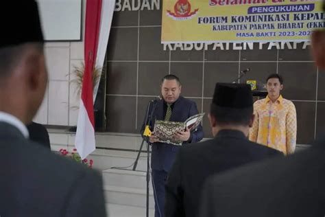 Franc Bernhard Tumanggor Lantik Dan Kukuhkan Fkkd Kabupaten Pakpak