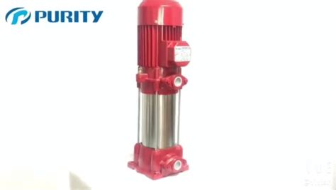 Pv Series High Pressure Jockey Pump Vertical Multistage Pump For Fire