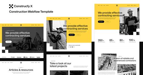 Home V1 Construcfy X Webflow Ecommerce Website Template