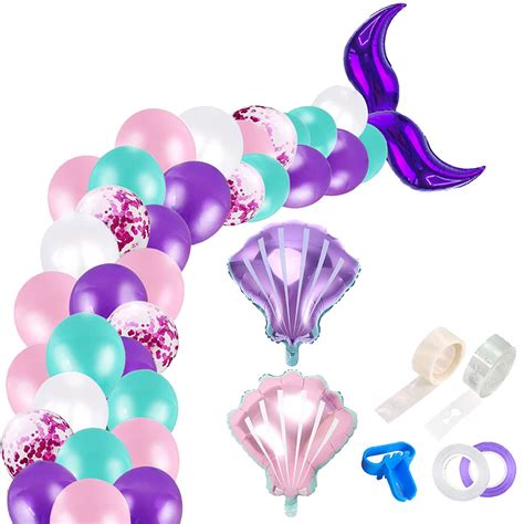 Buy Mermaid Tail Balloon Garland Kit Mermaid Balloon Arch Set For