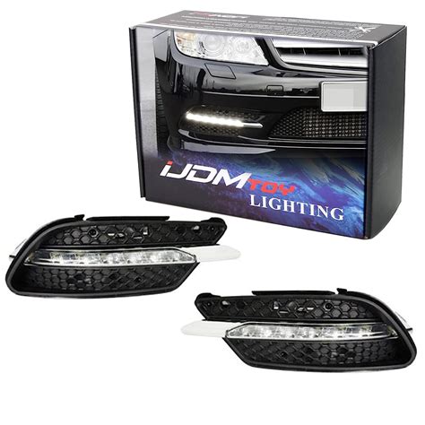 Ijdmtoy Xenon White Led Daytime Running Lights For 08 10 Mercedes Benz