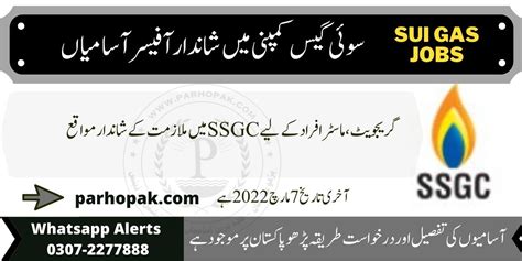 Ssgc Jobs 2022 In Sui Southern Gas Company Limited Pk