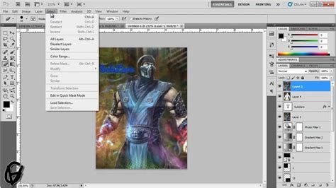 Tutorial Photoshop Cs5 Avatar Subzero Youtube