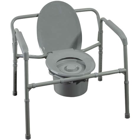 Medacure Bariatric Adjustable Bedside Commode Chair Lb Weight