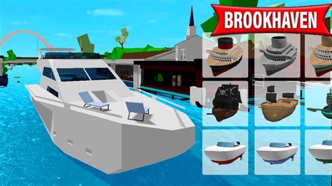 Comment Piloter Le Bateau Dans Brookhaven Roblox Youtube