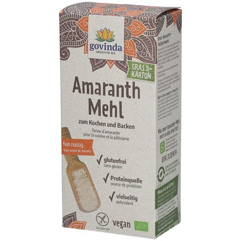 Govinda Amaranth Vollkornmehl 350 G Redcare Apotheke