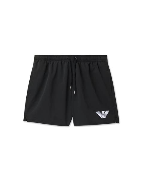 Acquista Emporio Armani Costume Boxer Logo Band Nero Su Rinascente