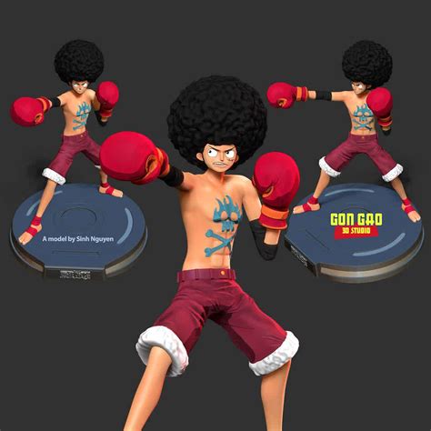 CO3D - Afro Luffy - One Piece Fanart