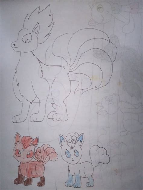 Alola's form vulpix (132/158) by Lauryelle on DeviantArt