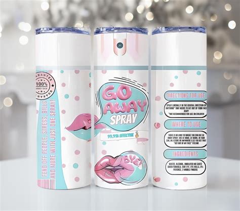 Go Away Spray 20oz Tumbler Etsy