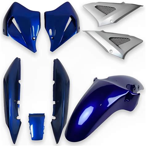 Kit Carenagem Completo Cbx 250 Twister 2004 Azul