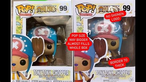 Funko Pop Legit Guide Real Vs Fake TONYTONY D CHOPPER 99 ONE