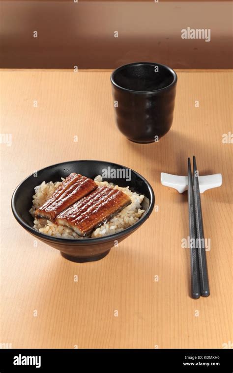 grilled eel cuisine Stock Photo - Alamy
