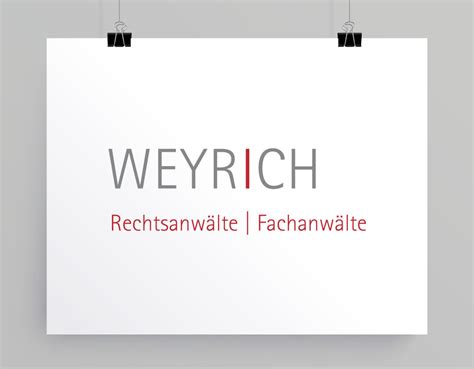 Weyrich Rechtsanw Lte Corporate Design Grafikdesign Bettina Weyland