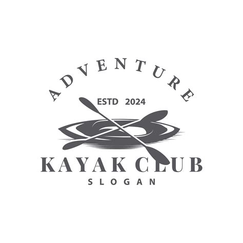 Kayac Logo Canoa Paleta Salvaje Aventuras R O Dise O Vector Ilustraci N