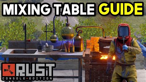 Best Rust Console Edition Mixing Table Teas Berries Guide