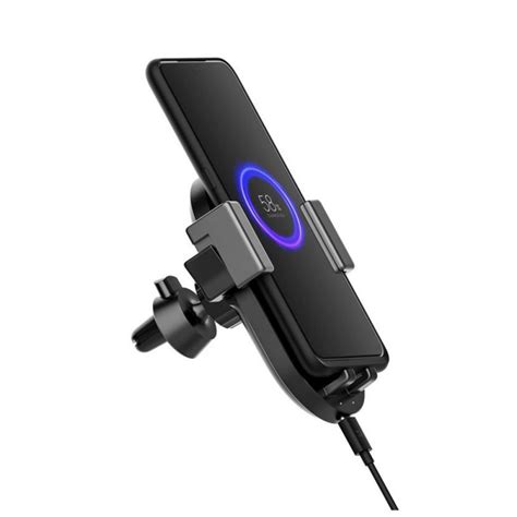 Support Voiture Et Chargeur Sans Fil Xiaomi Mi 20W Noir