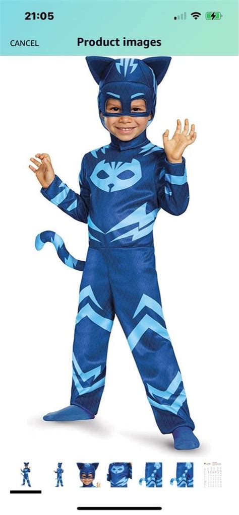 Pj Masks Catboy Costume Size 4 6 Babies And Kids Babies And Kids